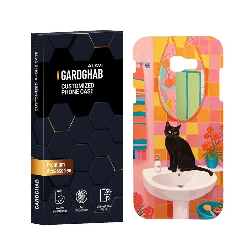 کاور گارد قاب علوی مدل هنری مناسب برای گوشی موبایل سامسونگ Galaxy A7 2017 / A720