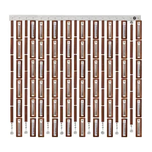 پرده آریا کریستال مدل چوبی سایز 100x250 سانتی متر