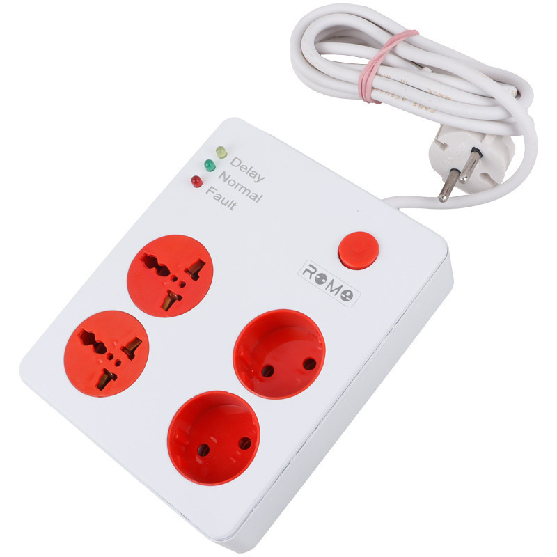 محافظ ولتاژ رومو مدل 4 خانه