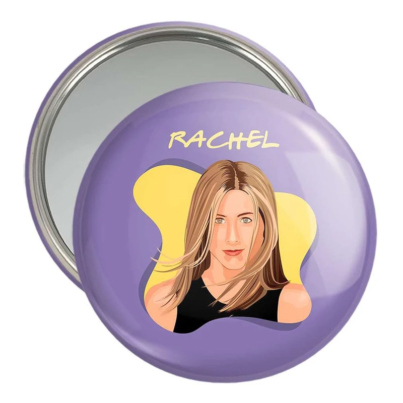 آینه جیبی خندالو طرح ریچل سریال فرندز کد 3907