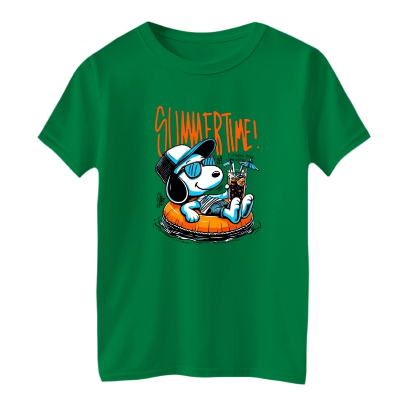 تی شرت آستین کوتاه بچگانه مدل اسنوپی تابستان