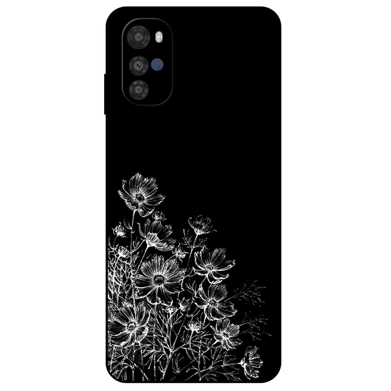 کاور مگافون طرح گل مدل 7274 مناسب برای گوشی موبایل موتورولا Moto E32 / E32s  