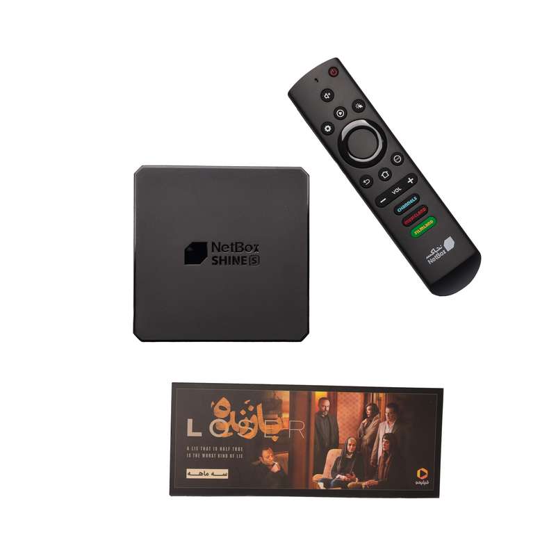 اندروید باکس نت باکس مدل شاین اس به همراه ۳ ماه اشتراک رایگان فیلیمو