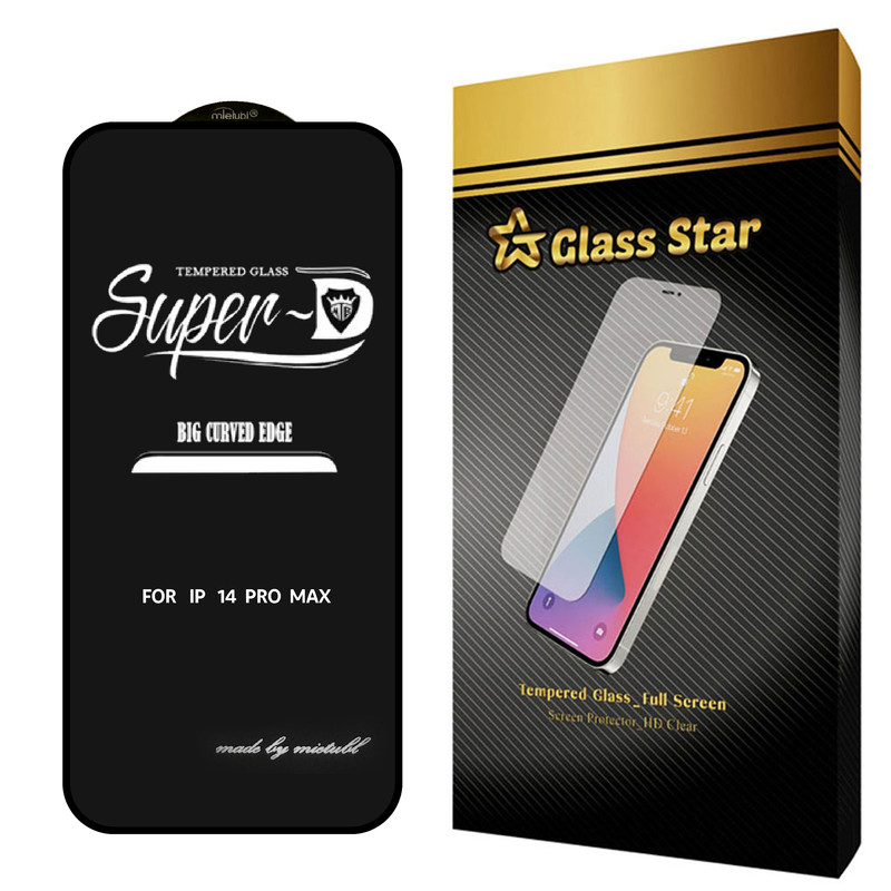 محافظ صفحه نمایش گلس استار مدل SUPERD مناسب برای گوشی موبایل اپل iPhone 14 Pro Max