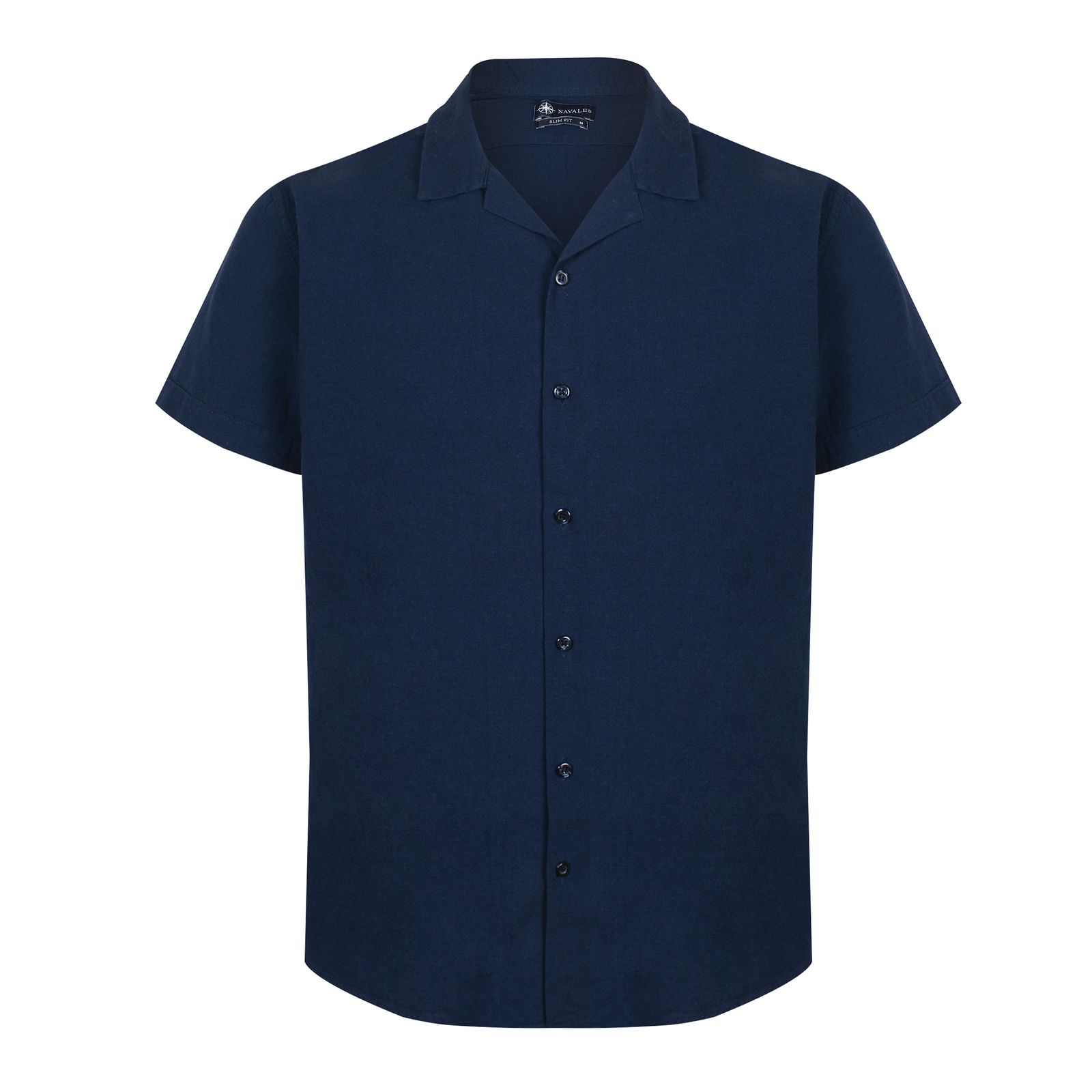 پیراهن آستین کوتاه مردانه ناوالس مدل BACONAO SHIRT رنگ سرمه ای پیراهن آستین کوتاه مردانه ناوالس مدل BACONAO SHIRT رنگ سرمه ای