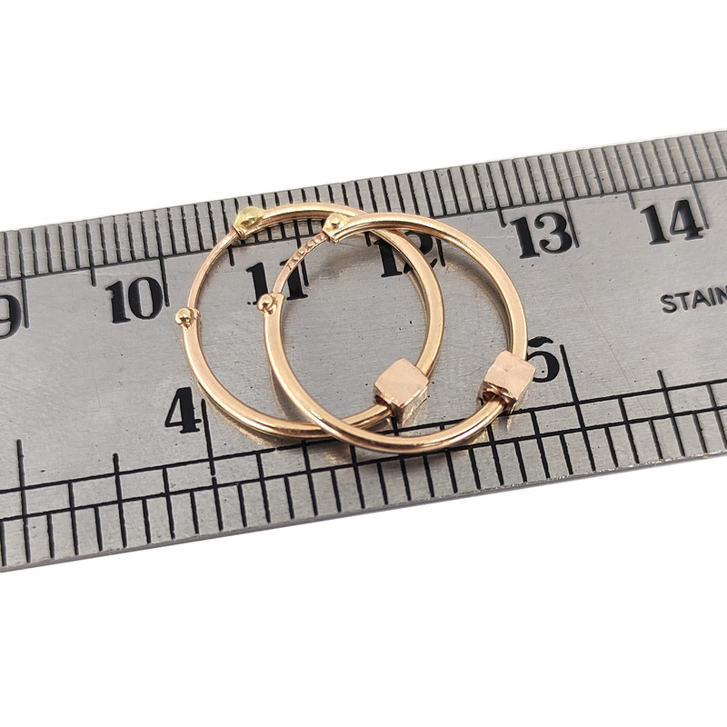 گوشواره طلا 18 عیار دخترانه طلا و جواهرسازی افرا مدل البرنادو 117