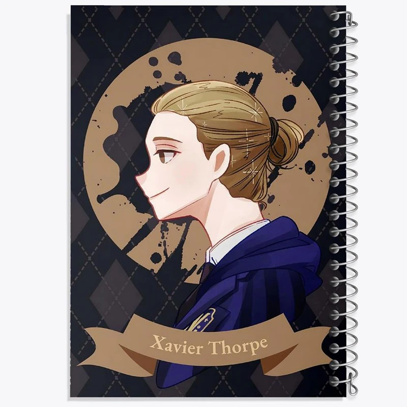 دفتر ژورنال نویسی 50 برگ خندالو مدل نقطه ای طرح سریال ونزدی Wednesday کد 25230