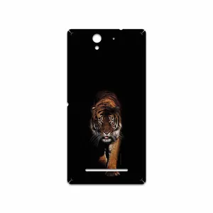 MAHOOT Wild Tiger Cover Sticker for Sony Xperia C3 Dual