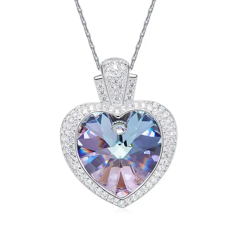 گردنبند نقره زنانه کوبیک مدل QP-0510