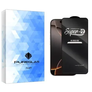 محافظ صفحه نمایش پیور گلس مدل NueGlasnewpkg SuperD مناسب برای گوشی موبایل اپل iPhone 16 Pro Max