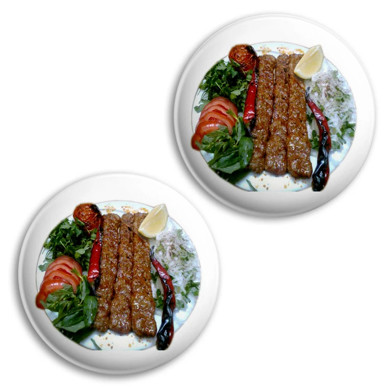 مگنت پرمانه طرح کباب کد pmag2.35348 مجموعه 2 عددی