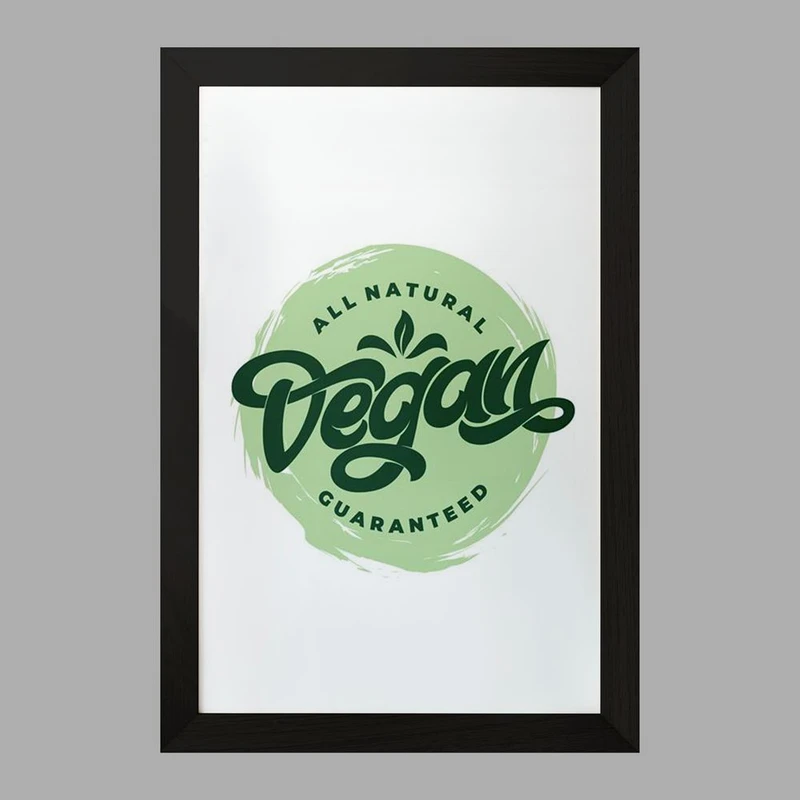 تابلو خندالو مدل وگن Vegan کد 31119