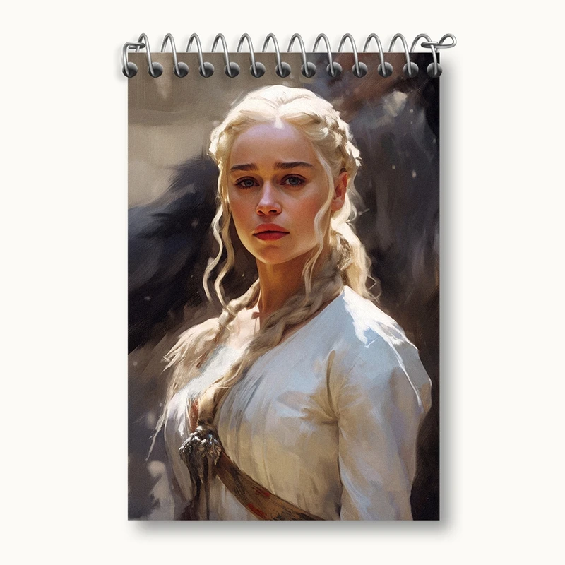 دفتر یادداشت 50 برگ خندالو مدل گیم آف ترونز کد F1301