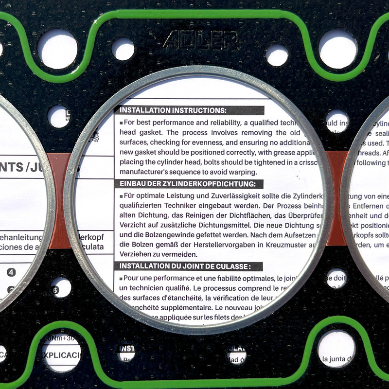 واشر سرسیلندر ادلر کد 7407 مناسب برای پژو 405