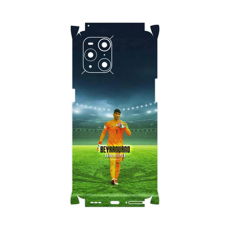 برچسب پوششی ماهوت مدل Alireza Beiranvand-FullSkin مناسب برای گوشی موبایل اپو Find X3 Pro