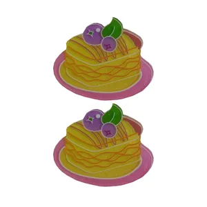 گیره مو زنانه مدل دسر میوه ای