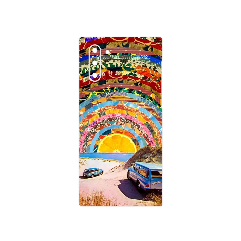 برچسب پوششی ماهوت مدل Collage of Orange Sky مناسب برای گوشی موبایل سامسونگ Galaxy Note 10