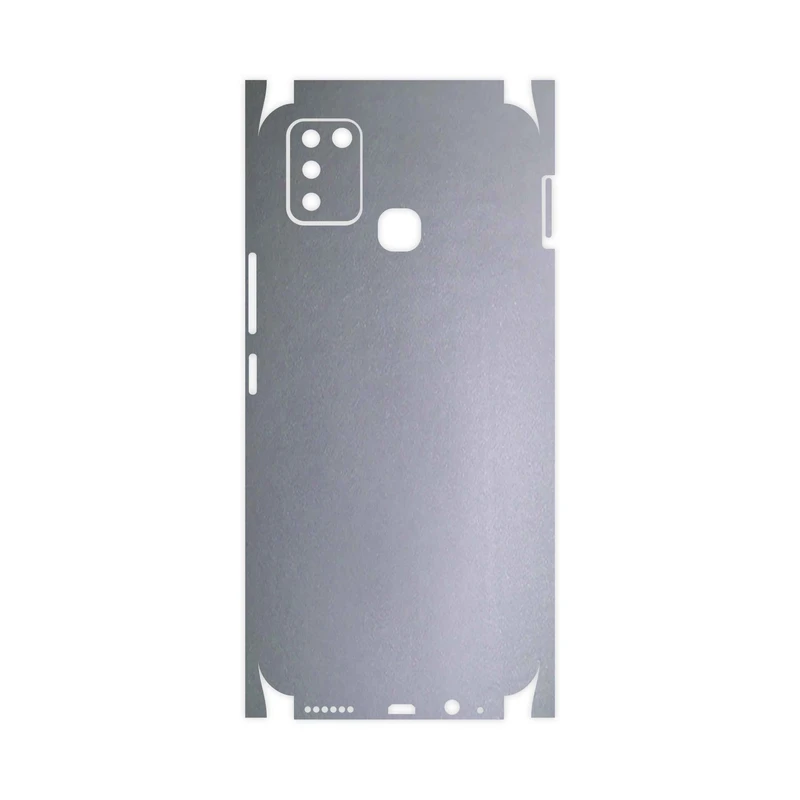 برچسب پوششی ماهوت مدل Matte-Silver-FullSkin مناسب برای گوشی موبایل اینفینیکس Smart 6 X657B