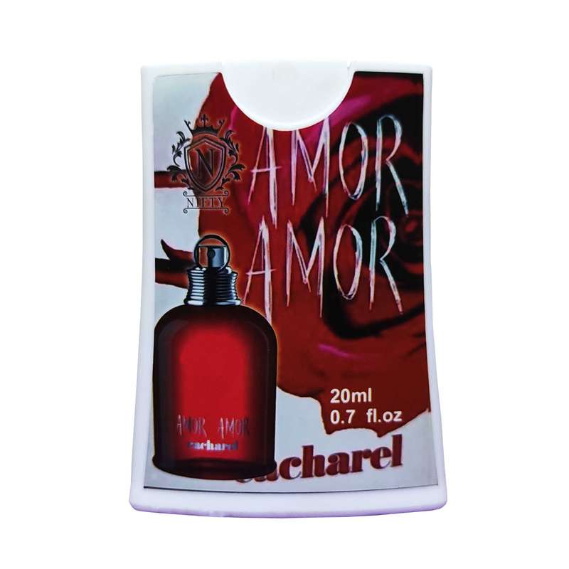عطر جیبی زنانه نیفتی مدل  AMOR AMOR کد 011 حجم 20 میلی لیتر