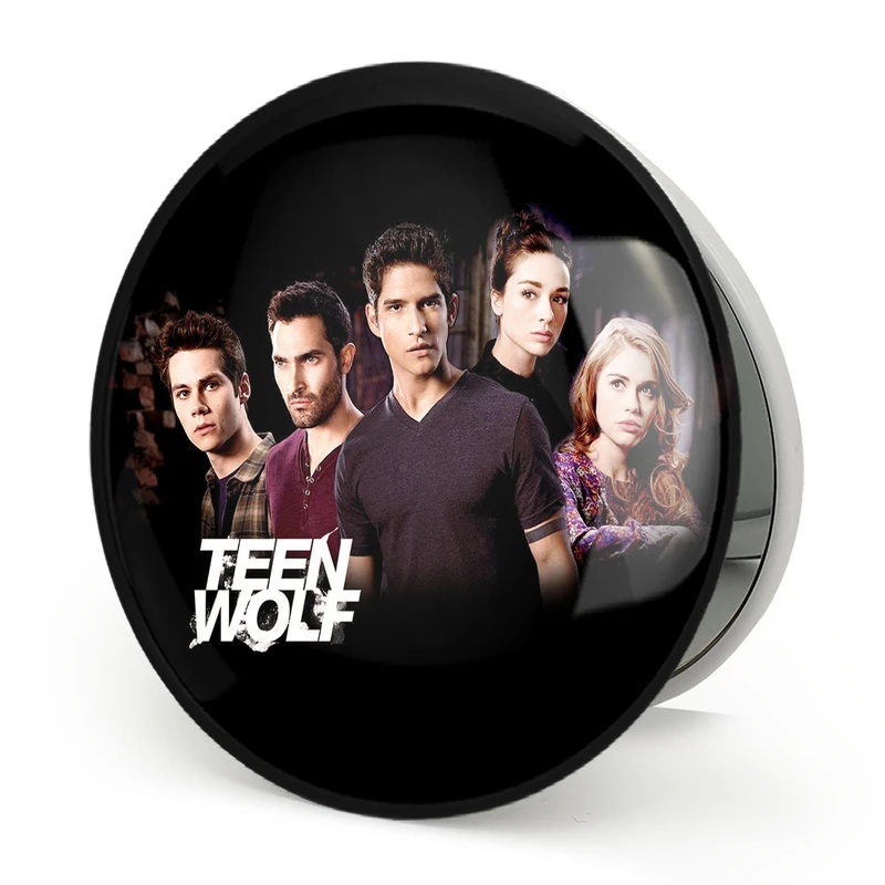 آینه جیبی خندالو طرح سریال تین ولف Teen Wolf مدل تاشو کد 28462