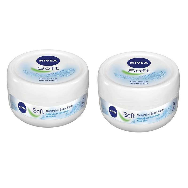 کرم نرم کننده و مرطوب کننده نیوآ مدل Soft حجم 300 میلی لیتر بسته 2 عددی