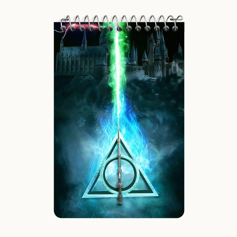 دفتر یادداشت 50 برگ خندالو طرح هری پاتر (Harry Potter) کد F9745