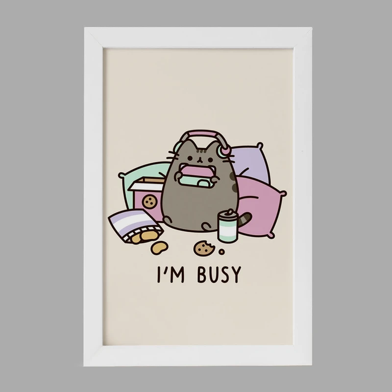 تابلو خندالو مدل پوشین گربه بامزه کد 26606