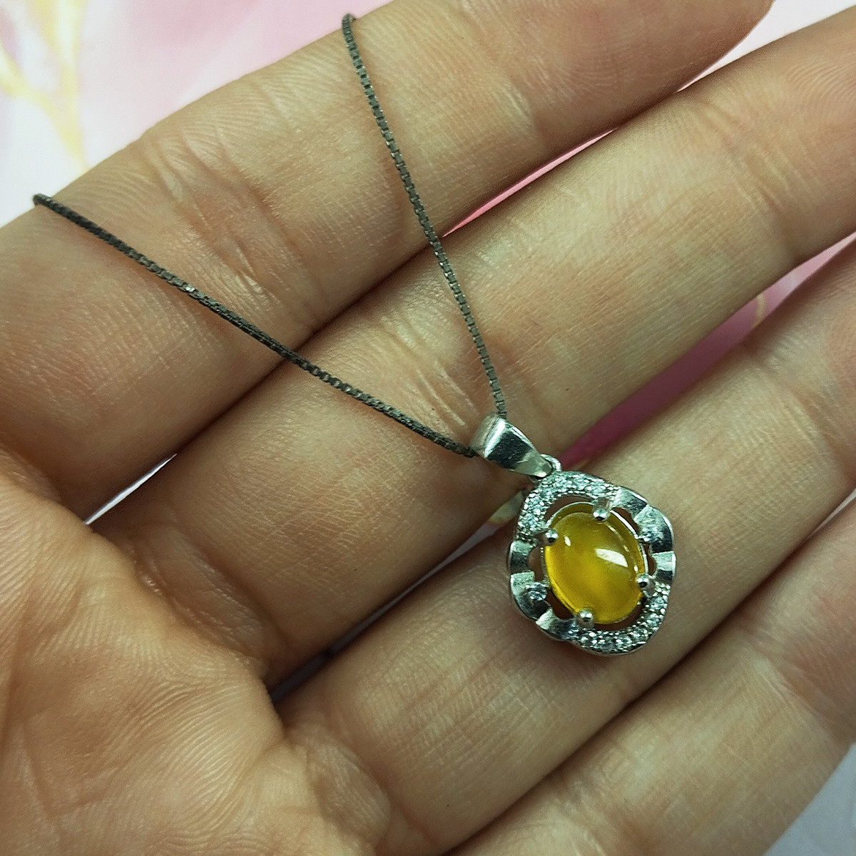 نیم ست نقره زنانه سلین کالا مدل شرف الشمس طرح گل