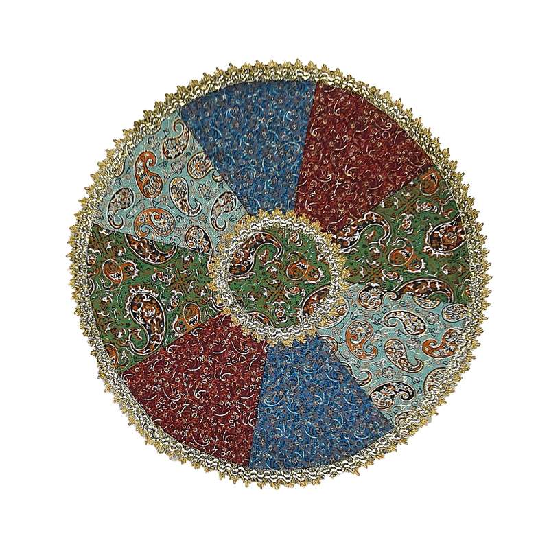 رومیزی ترمه مدل عقیق کد R22