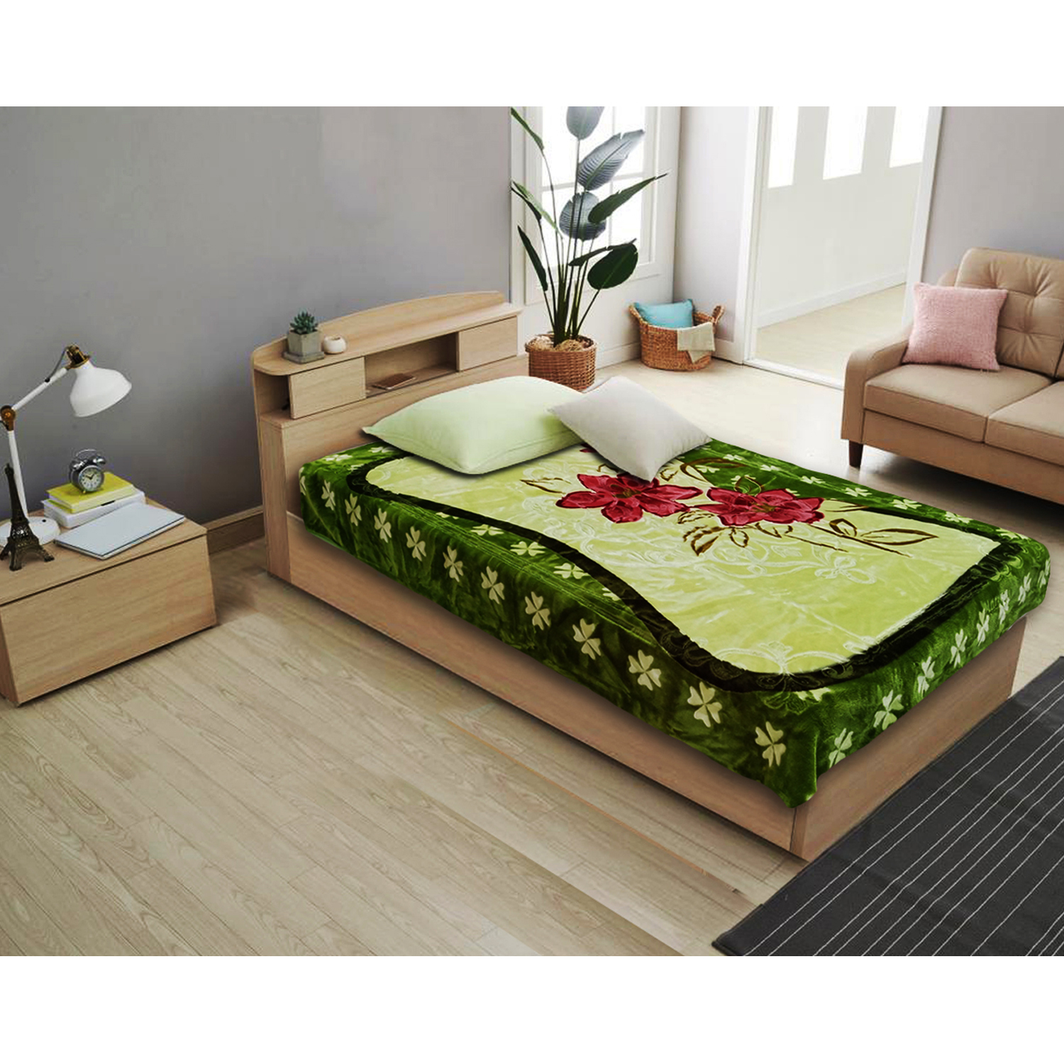 پتو نرمینه بافت مدل نرمین کد 17-11 سایز 220×160 سانتی متر