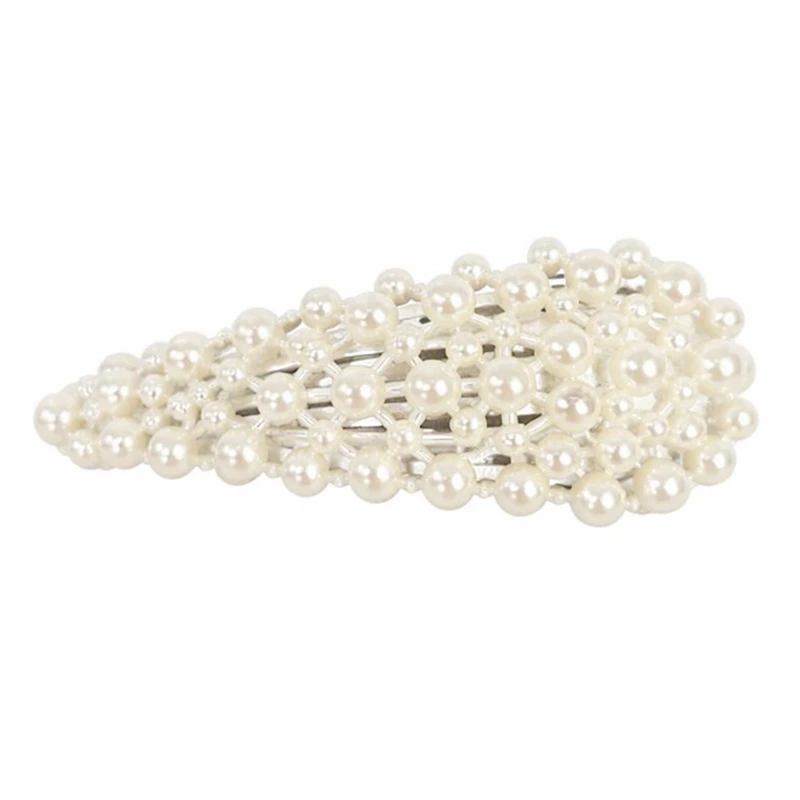 گیره مو زنانه طرح مروارید مدل KNP-09