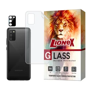 Lionex MTBFULL Nano Back Protector For Samsung Galaxy A02s With Camera Lens Protector