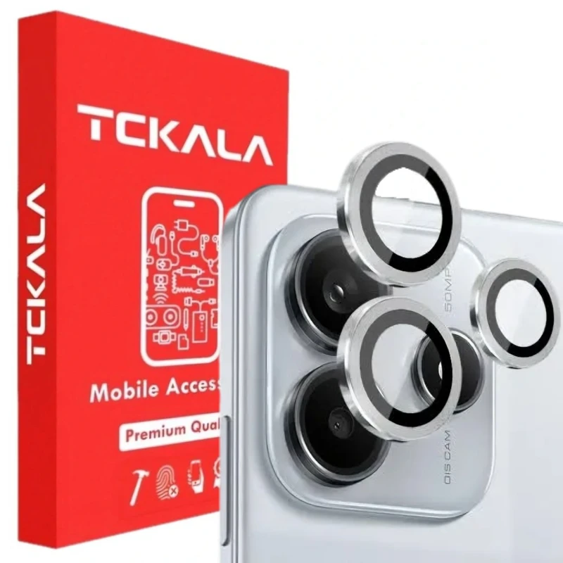 محافظ لنز دوربین فلزی تیسیکالا مدل Ring Metal مناسب برای گوشی موبایل شیائومی Redmi Note 14 5G