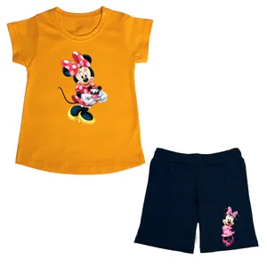 ست تی شرت و شلوارک دخترانه مدل Minnie Mouse OG 
