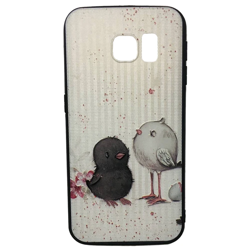 کاور طرح جوجه کد 01 مناسب برای گوشی موبایل سامسونگ Galaxy S6 edge