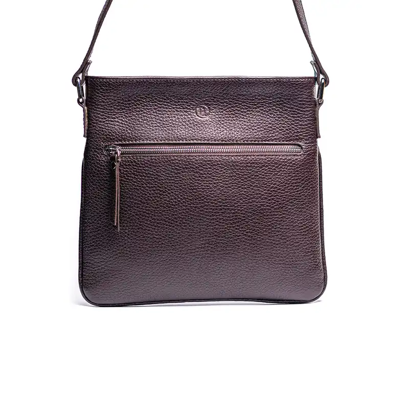 کیف دوشی زنانه خانه چرم تبریز مدل سورن-فلوتر