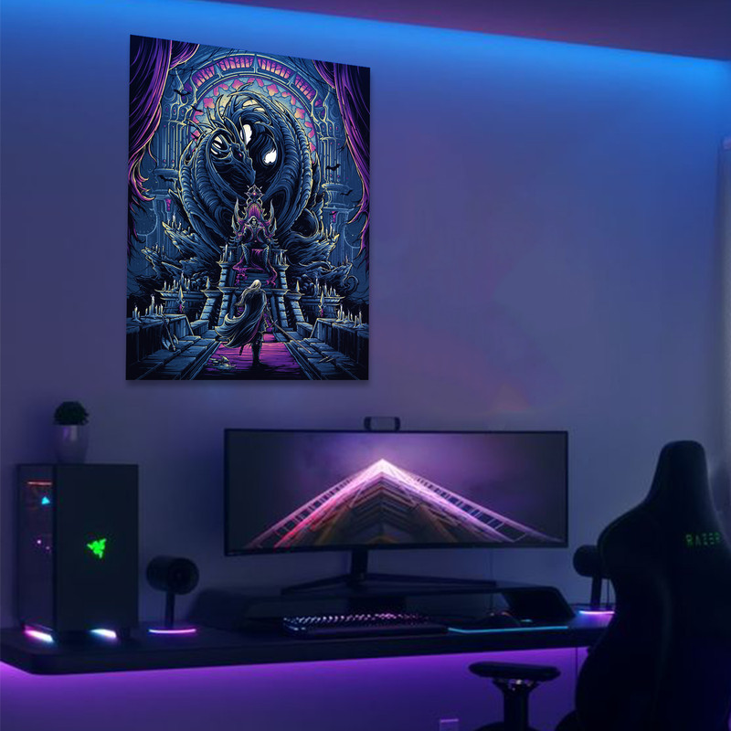 تابلو شاسی مدل کسلوانیا طرح 1 Castlevania Alt 1 کد C1-44 