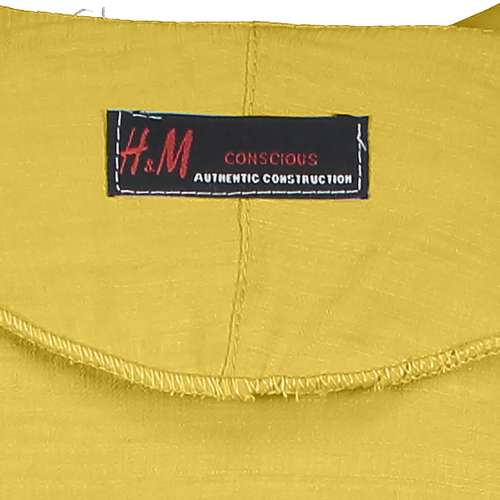 مانتو زنانه کد YY9905 رنگ زرد