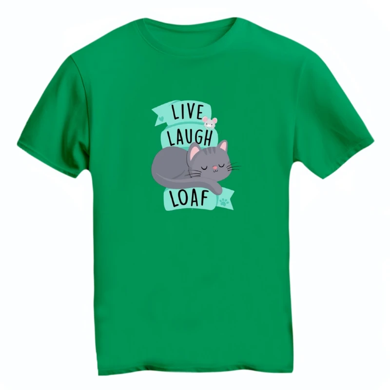 تی شرت آستین کوتاه زنانه مدل سخن گربه