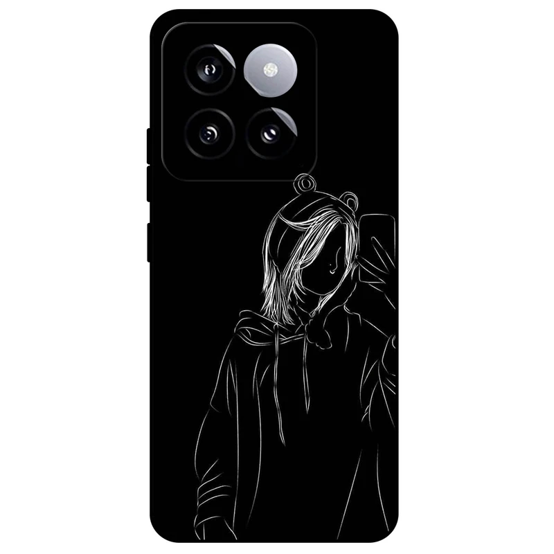 کاور مگافون طرح دخترانه مدل 1841 مناسب برای گوشی موبایل شیائومی 14