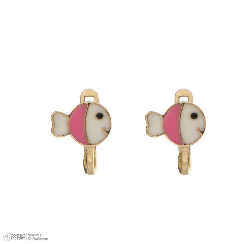 گوشواره طلا 18 عیار دخترانه میو گلد مدل E1194 گوشواره طلا 18 عیار دخترانه میو گلد مدل E1194