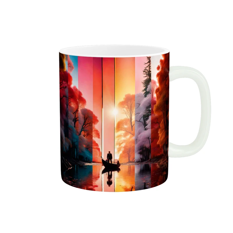 ماگ پاد آفرین طرح فصول زیبای سال کد 882