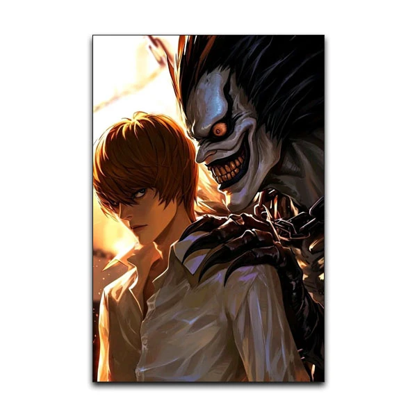 تابلو شاسی گوفی مدل انیمه دفترچه مرگ لایت یاگامی و ریوک طرح Yagami Death Note Anime کد SHOLDER21