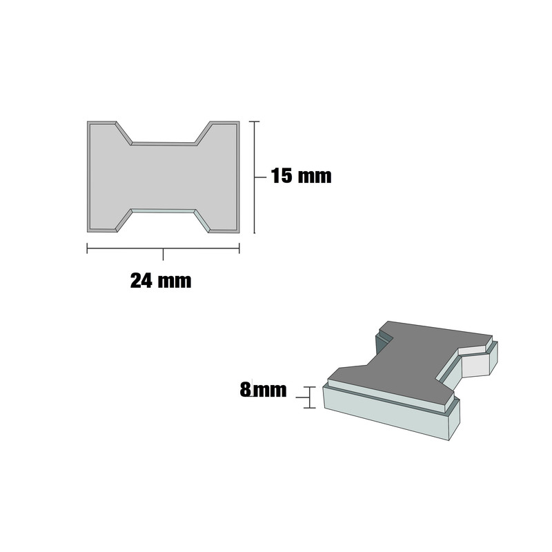 ساختنی 80 تکه مدل آجر مینیاتوری کد 107-505