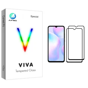 Junbo Viva Glass Screen Protector For Xiaomi Redmi 9A Pack Of 2
