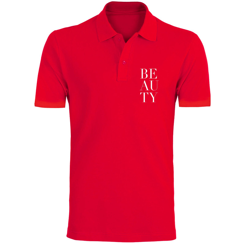 پولوشرت آستین کوتاه مردانه مدل EE59 رنگ قرمز