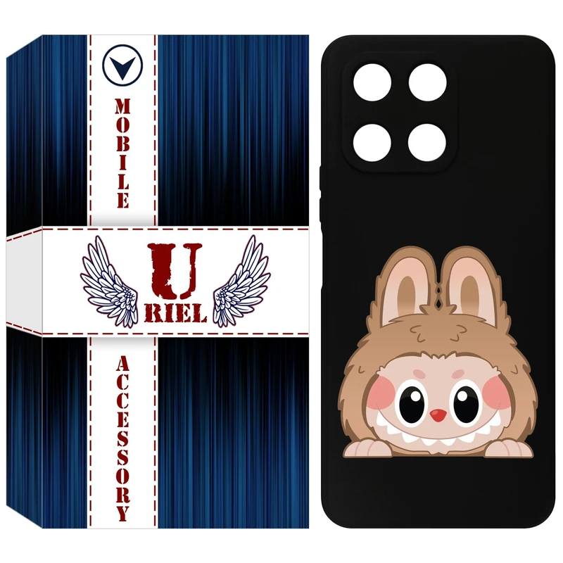 کاور یوریل قاب مدل KSH کد 143 طرح عروسک لبوبو مناسب برای گوشی موبایل آنر X6A / X6A Plus