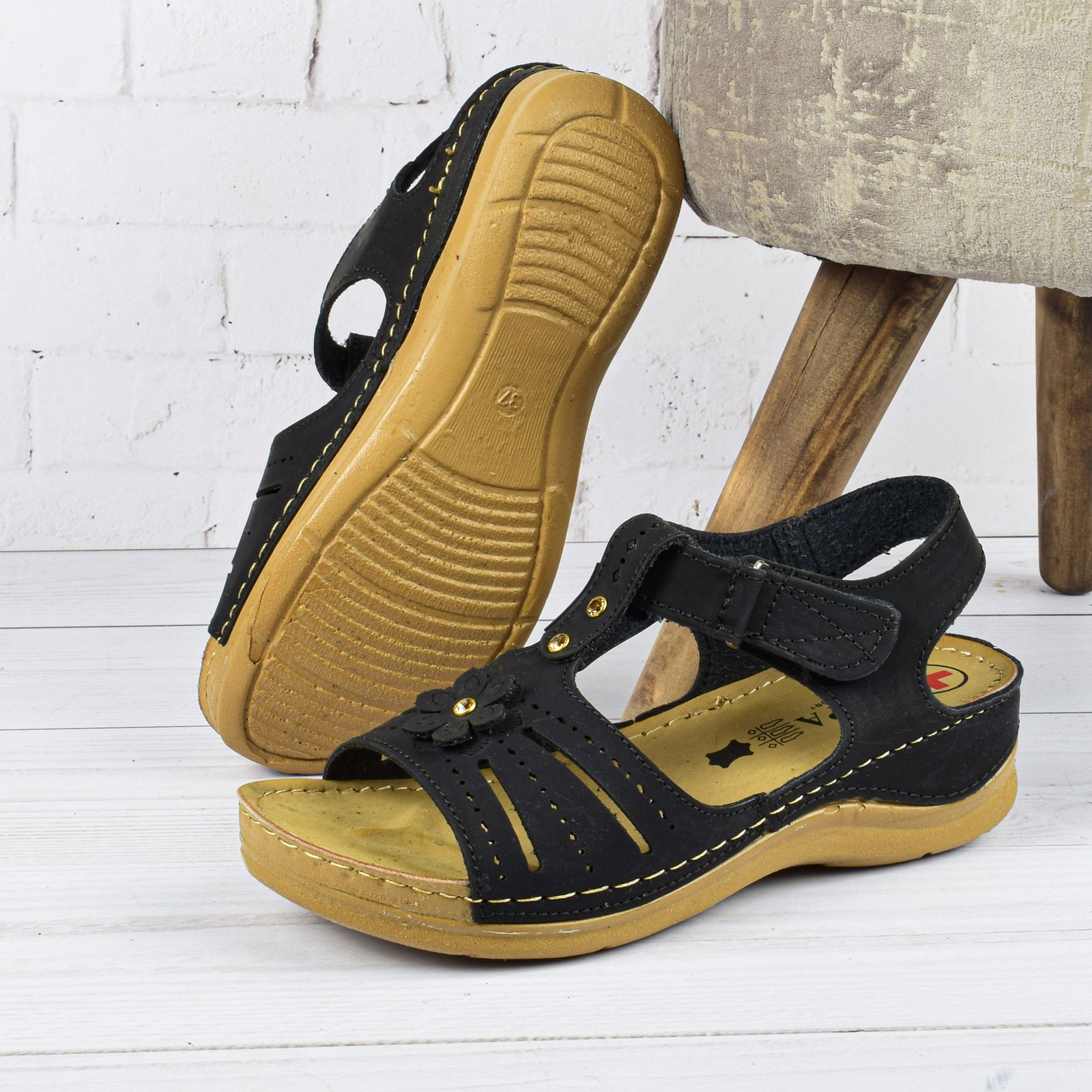 صندل زنانه پاپا مدل تارانتو کد BK.2924 - - 6