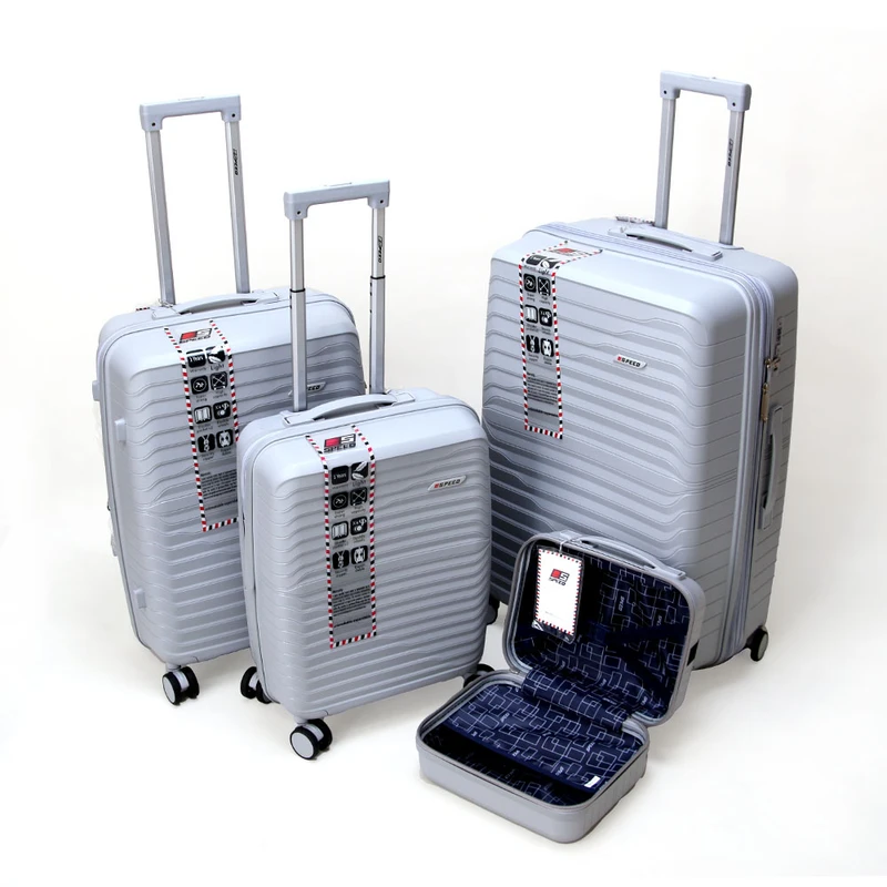 عکس شماره 3 : ست چهار عددی چمدان اسپید مدل spe geometric lines 02