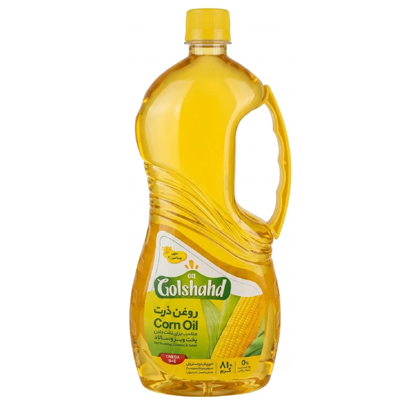 روغن مایع ذرت پخت و پز گلشهد - 810 گرم